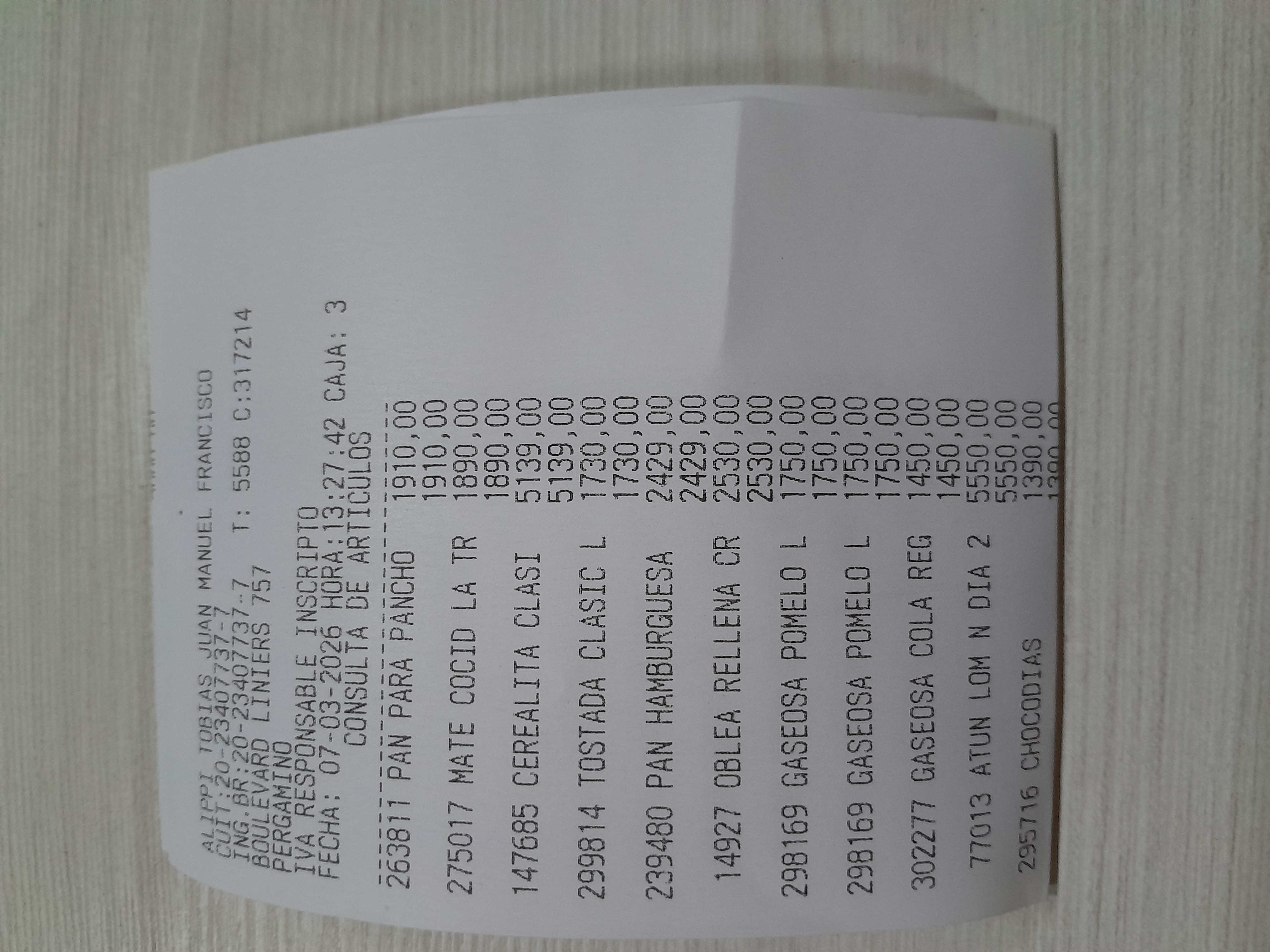 Ticket 20260307140905