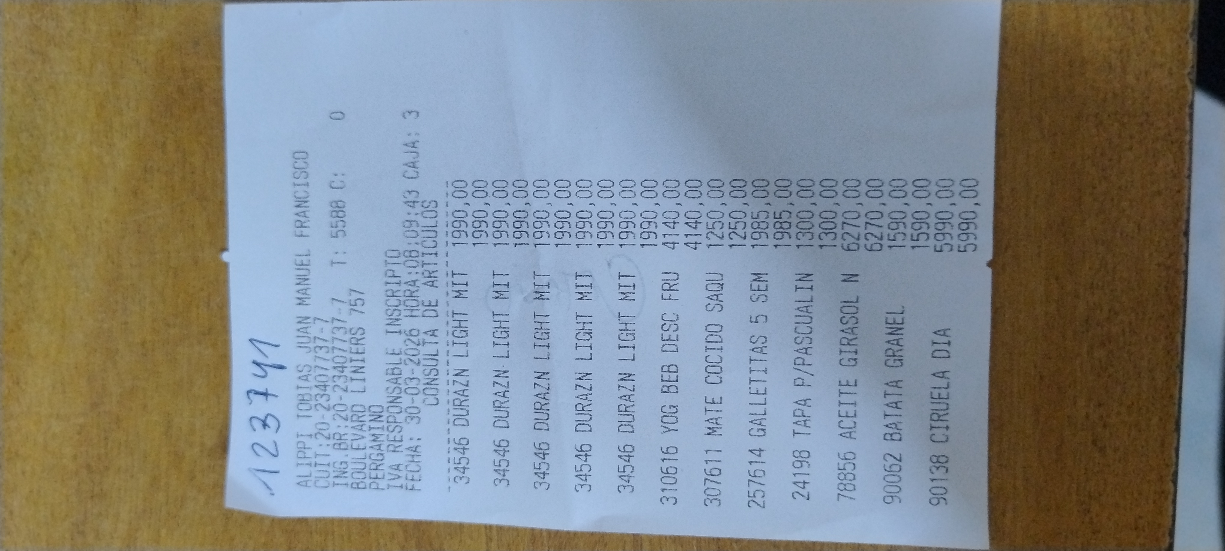 Ticket 20260330114945