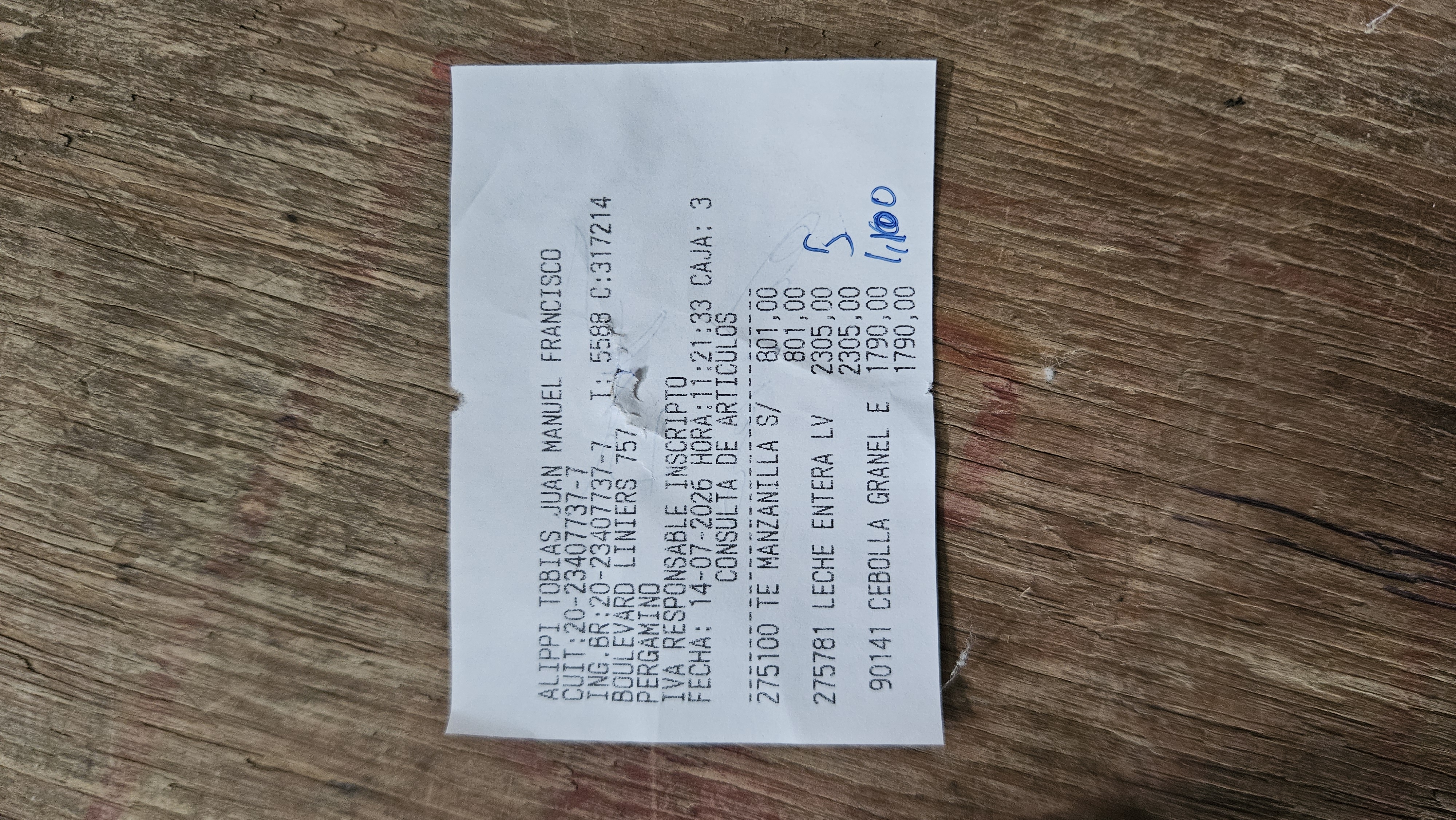 Ticket 20260714164241